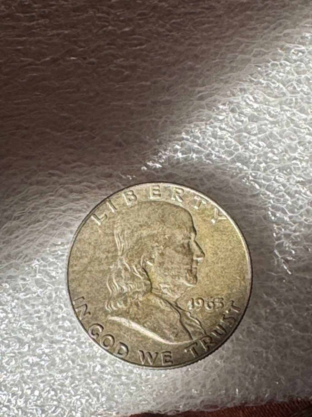 1963 Franklin Half Dollar Coin - Silver - Picture 4 of 5